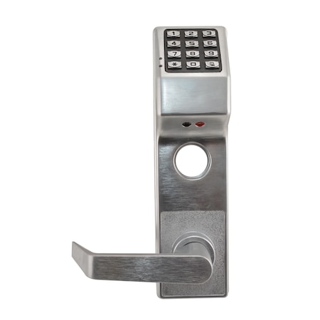 Alarm Lock Reversible Classroom Digital Mortise Lock with Straight Lever Satin Chrome Finish DL3500CR26D